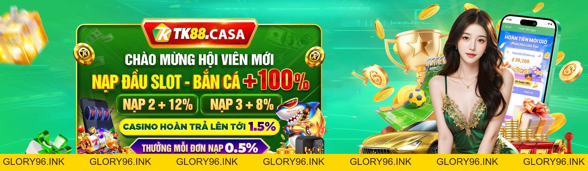 TK88 🎖️ Nhà Cái TK88.COM | Link Truy Cập Mới Nhất 2026 - Glory96